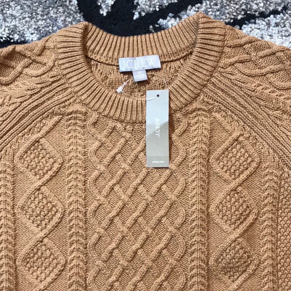 🐬 J.Crew  Cable-Knit Crewneck Sweater - Picture 9 of 12